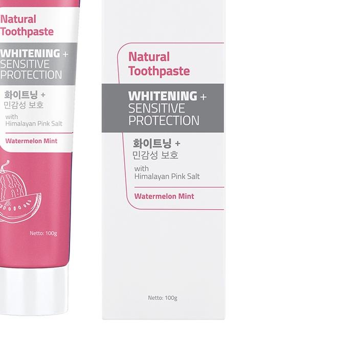 Click Natural Toothpaste Whitening + Sensitive Protection