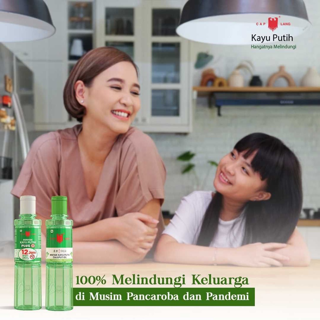 Minyak Kayu Putih CAP LANG  15mL 30mL 60mL Cajuput Oil ens caplang kembung gatal mual sakit perut hangat melegakan tenggorokan uap humidifier