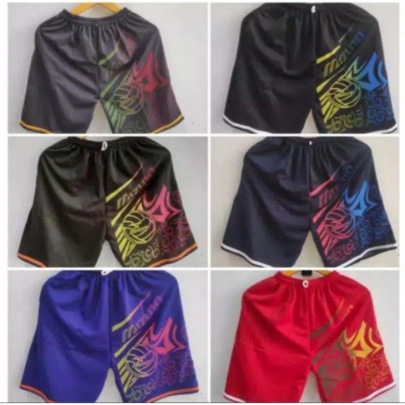 Celana Pendek Kolor Bola/Voly/Tenis  Motif Realpic Langsung Dari Konveksi..... Syndria Store