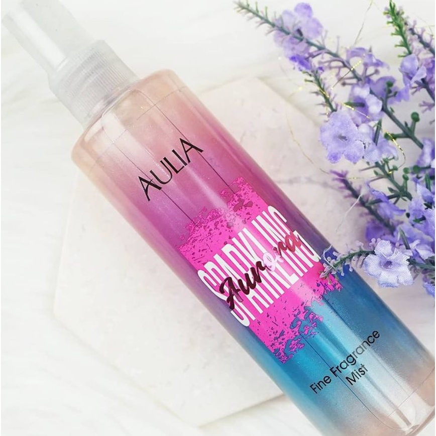 ✿ELYSABETHME✿ [ESENSES] Aulia body mist wangi parfum sparkling glitter bling