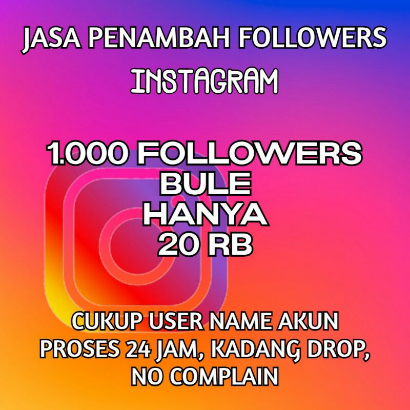 instagram followers bule