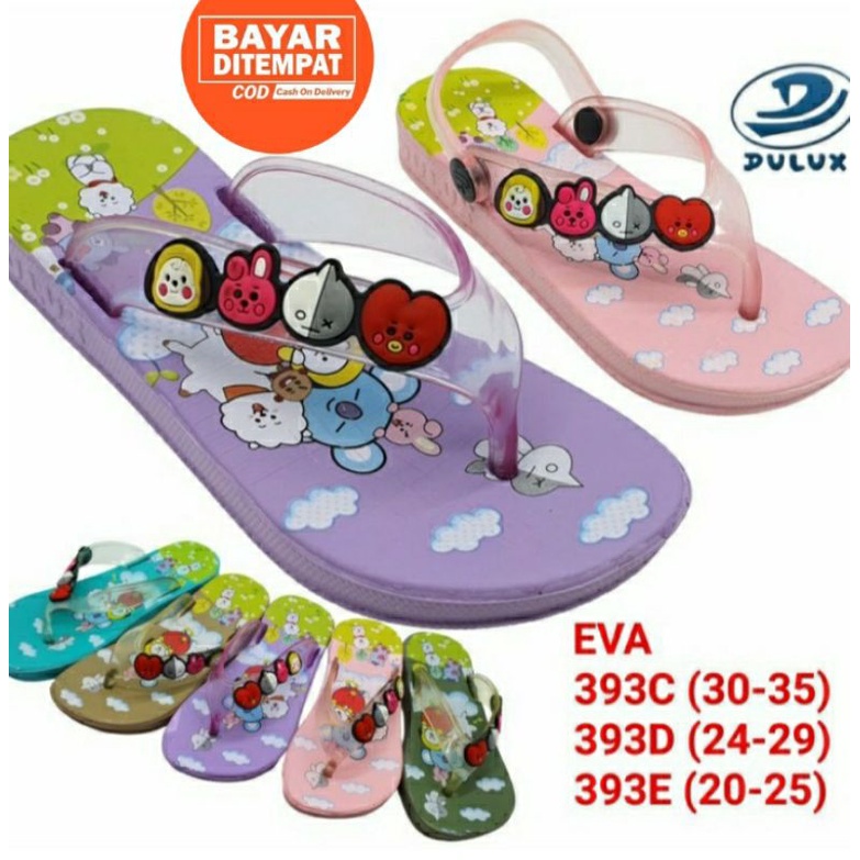 SANDAL ANAK PEREMPUAN BTS / BT21