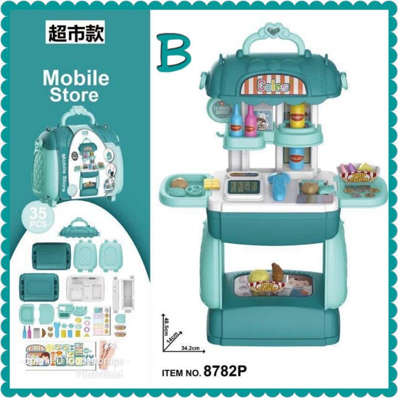 Play House Bag / Mainan Anak Portable / Mainan Tas