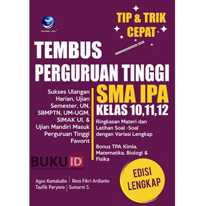 Buku Tip Dan Trik Cepat Tembus Perguruan Tinggi Sma Ipa Kelas