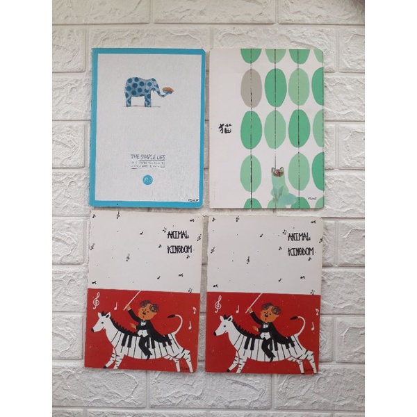 

ISME Notebook Paket Bundling 4pcs Buku Tulis Korea ukuran B5