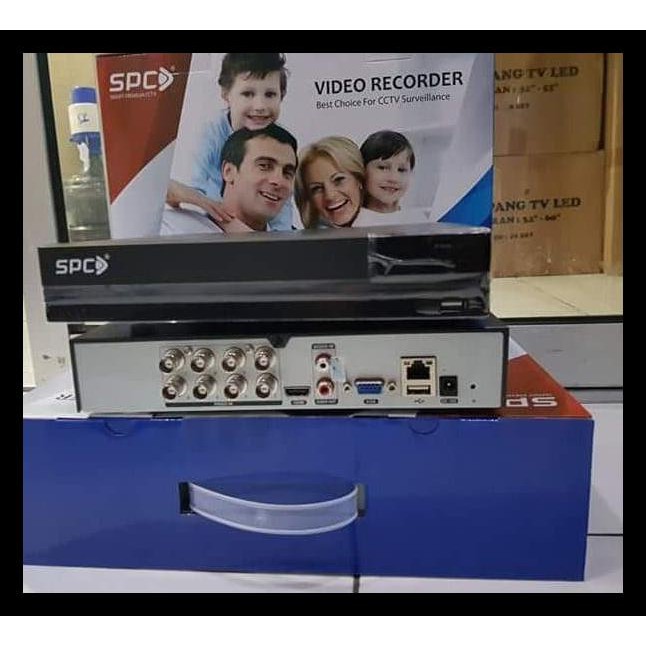 Dvr Uvr Spc 8Ch Support Ahd/ Hdtvi Cvi / I / Analog /Mesin Rekam Cctv