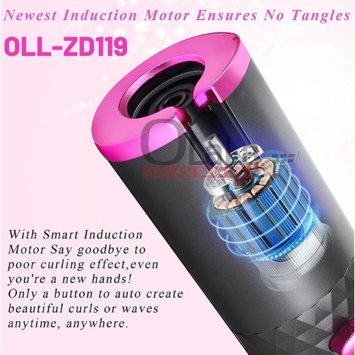 Alat Pengeriting Otomatis Hair Curler Cordless Automatic OLL-ZD119