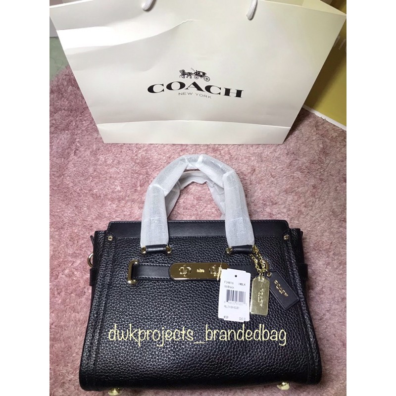 COACH swagger 27 black