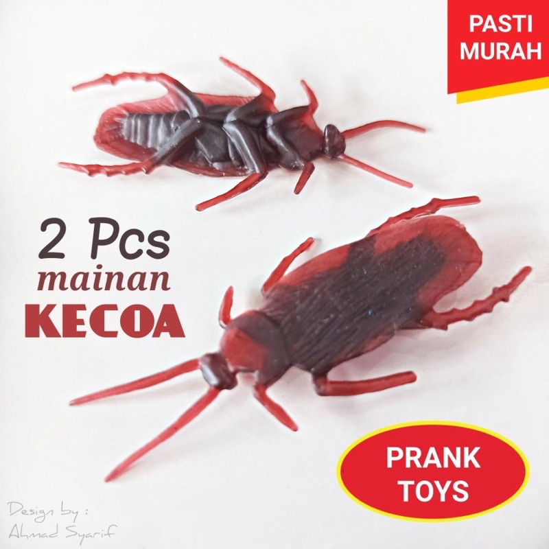 Mainan Kecoa Palsu/ Kecoa Plastik Mainan Usil Jahil Mirip Asli