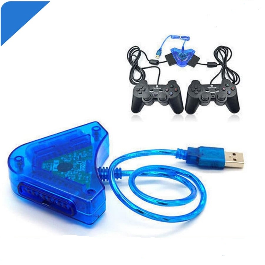 CONVERTER KONVERTER USB 2 SLOT STIK STICK PS2 KE PS3 / PC DOUBLE