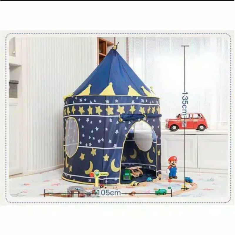 Castle kids / tenda anak kerucut / rumah tenda jumbo besar