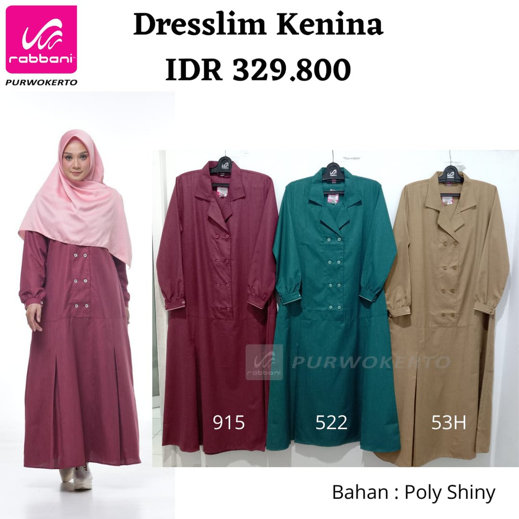 Dresslim Kenina Rabbani - Gamis Rabbani Kenina