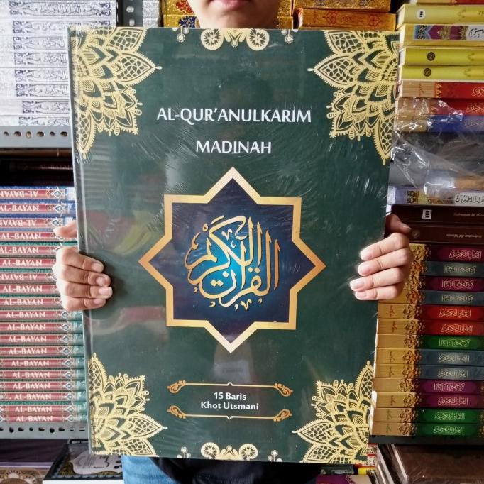 Alquran samsia ukuran jumbo madinah,alquran lansia jumbo besar