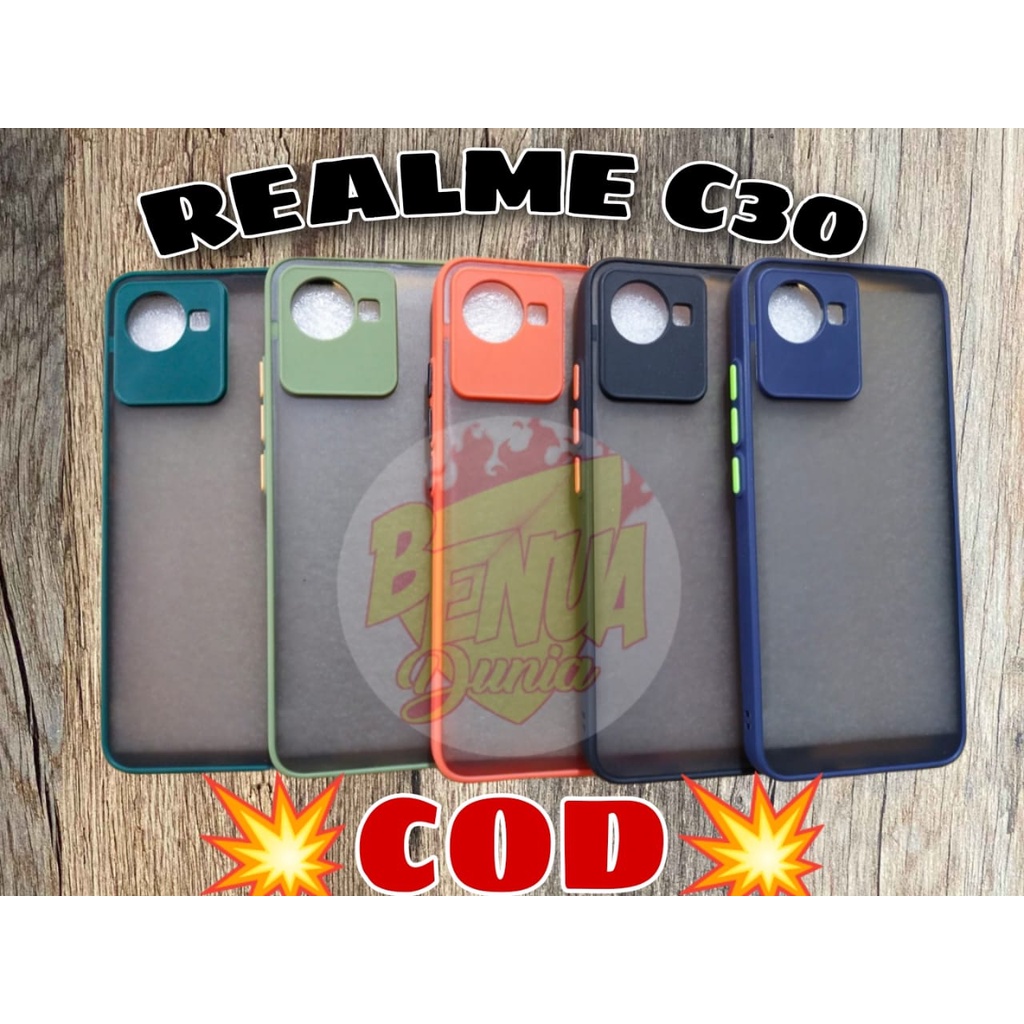 CASE MY CHOICE REALME C30 // CASE MATTE PELINDUNG KAMERA REALME C30 - BD