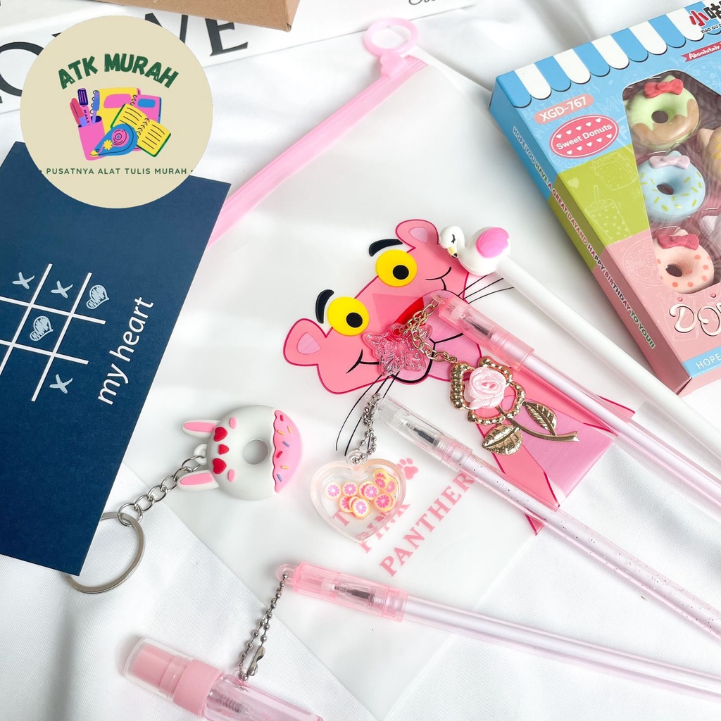 

Paket hampers Valentine alat tulis lucu stationery fancy hari kasih sayang Hampers besar Gift for Valentine COD