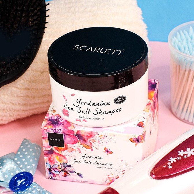 [ORI] SHAMPO ANTI RAMBUT LEPEK SCARLETT | Scarlett Shampoo Yordanian Sea Salt ORIGINAL