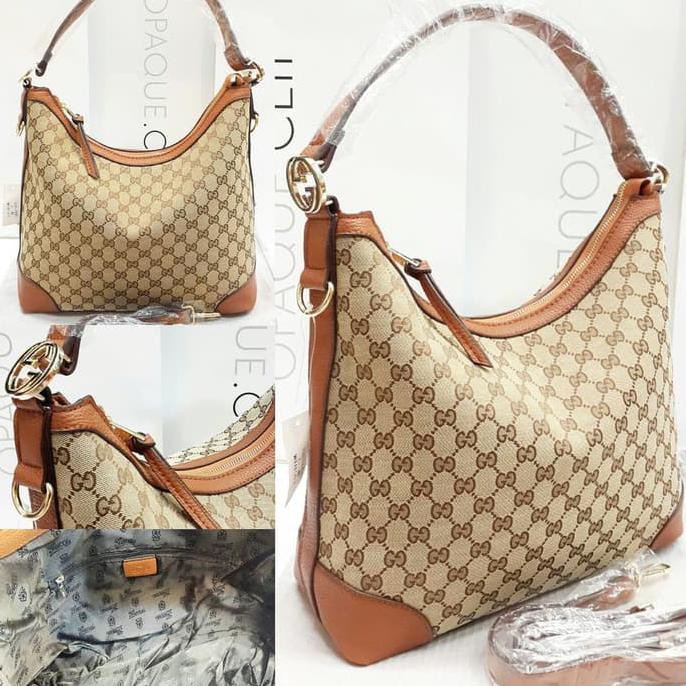 Pengiriman Cepat GUCCI Miss GG Hobo Canvas PROMO