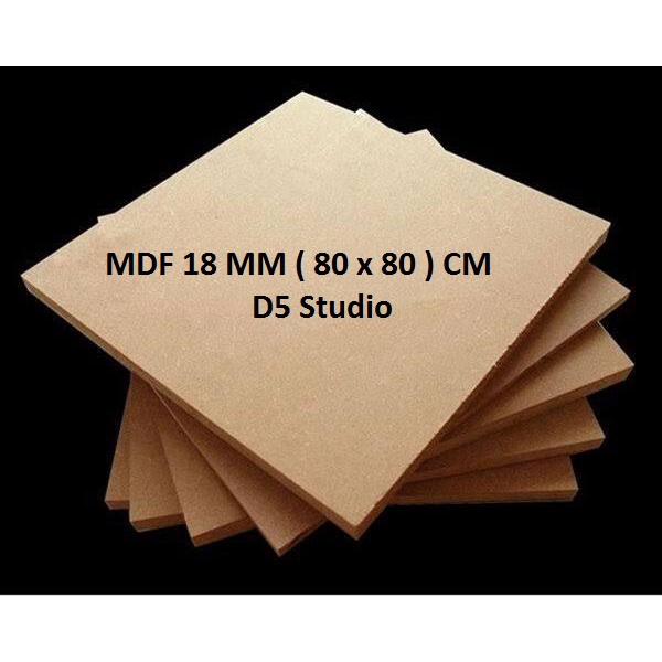 PAPAN KAYU MDF 18 MM UKURAN ( 80 x 80 ) CM