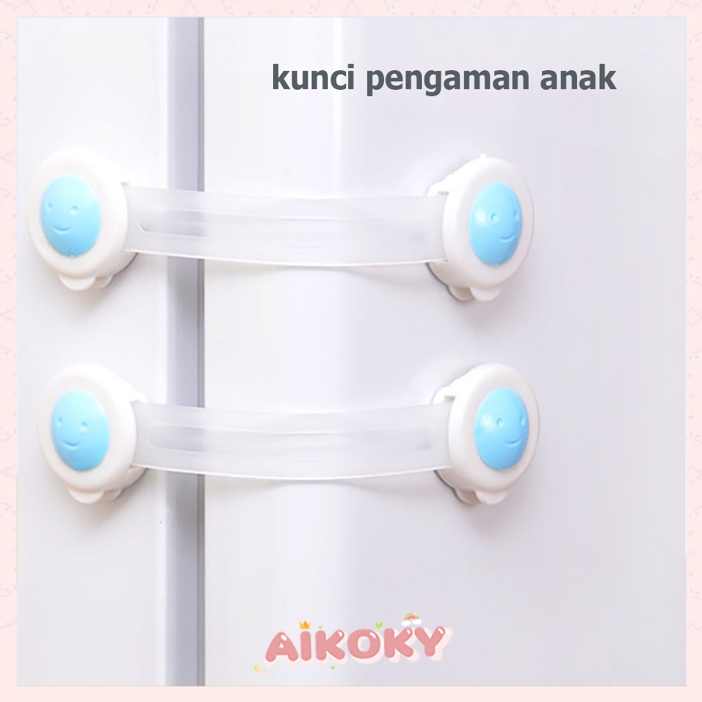 AIKOKY kunci kulkas pengaman anak/kunci pengaman bayi