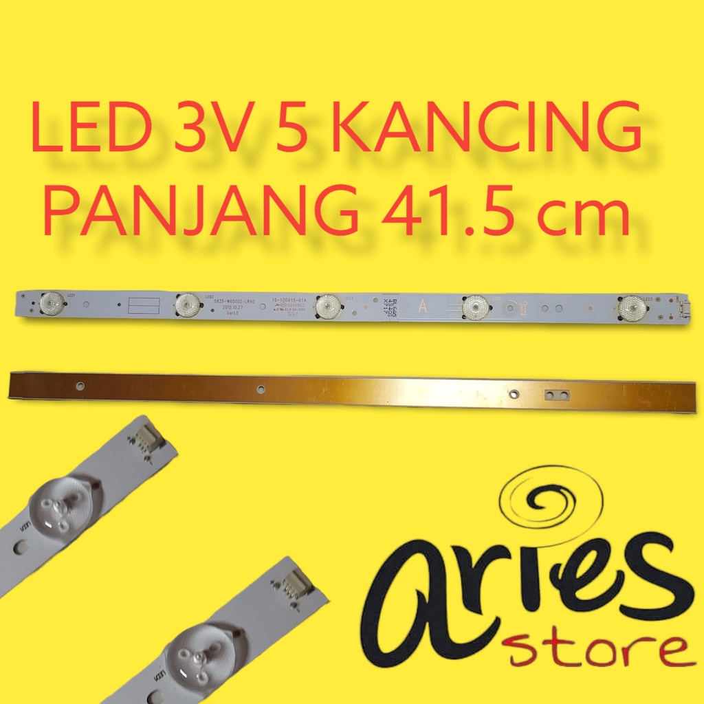 LED BL 5 KANCING 3V UNTUK MODIF POLYTRON 40 INCH