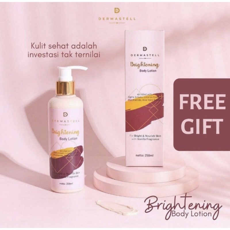 DERMASTEL BRIGHTENING BODY LOTION 250ml (BEST SELLER)