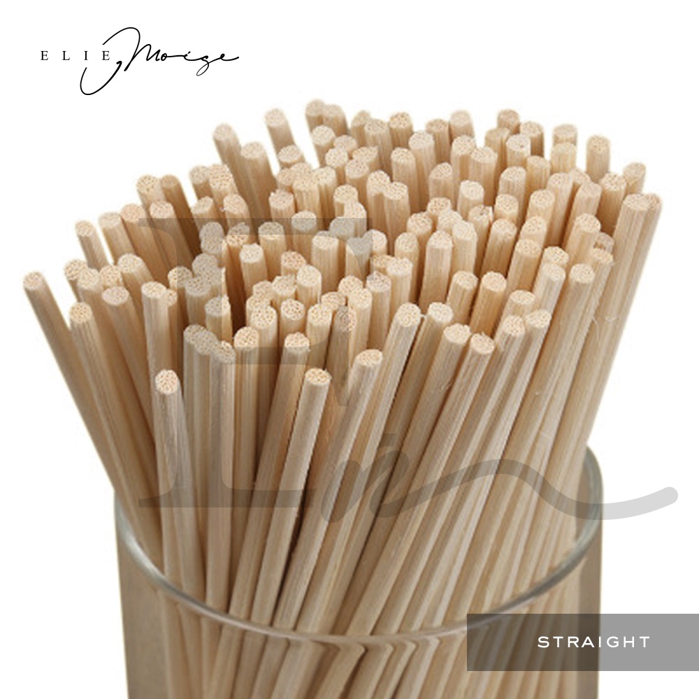 Elie Moise Wavy Natural Rattan Stick - Stik Rotan Alami Reed Diffuser-Straight