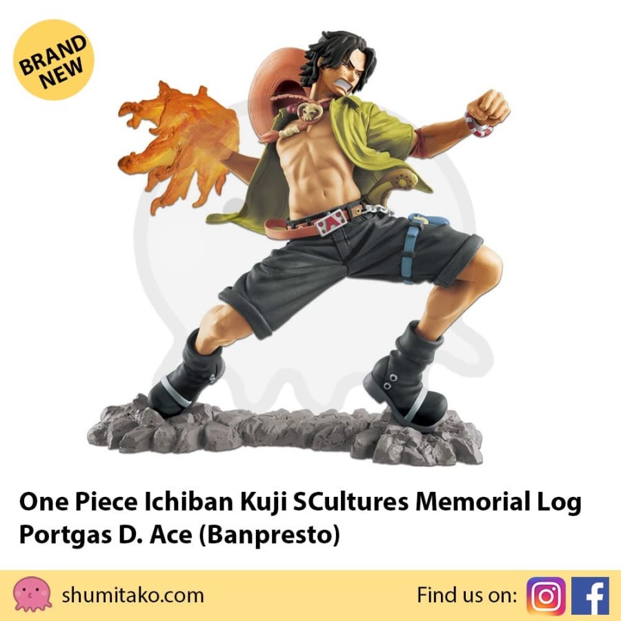 One Piece Portgas D Ace Scultures TAG Team 20th by Banpresto