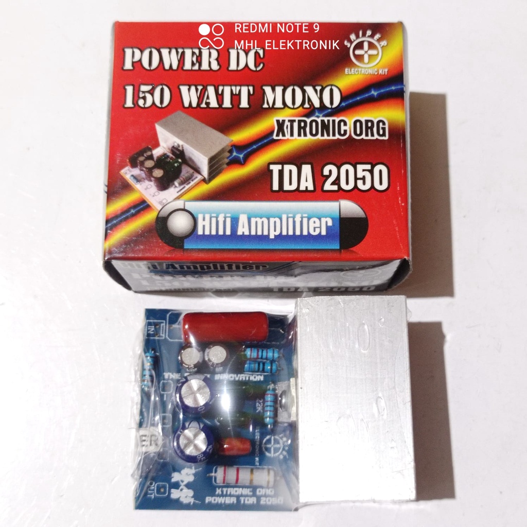 Power DC 150W Mono XTRONIC ORG TDA 2050 Produk BME