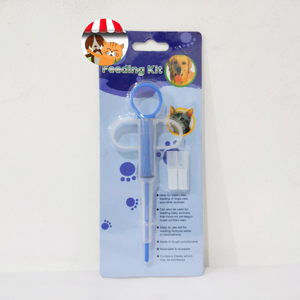 Feeding Kit Pelontar Pil Alat Bantu Minum Obat Anjing Kucing Pill Gun