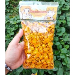 

1/4 Kg Kerupuk Kerang/Haremis/Remis Pedas Daun Jeruk