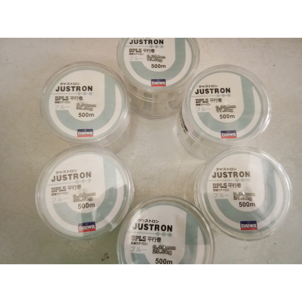 Senar Daiwa Justron 500M 0.28mm s/d 0.50mm