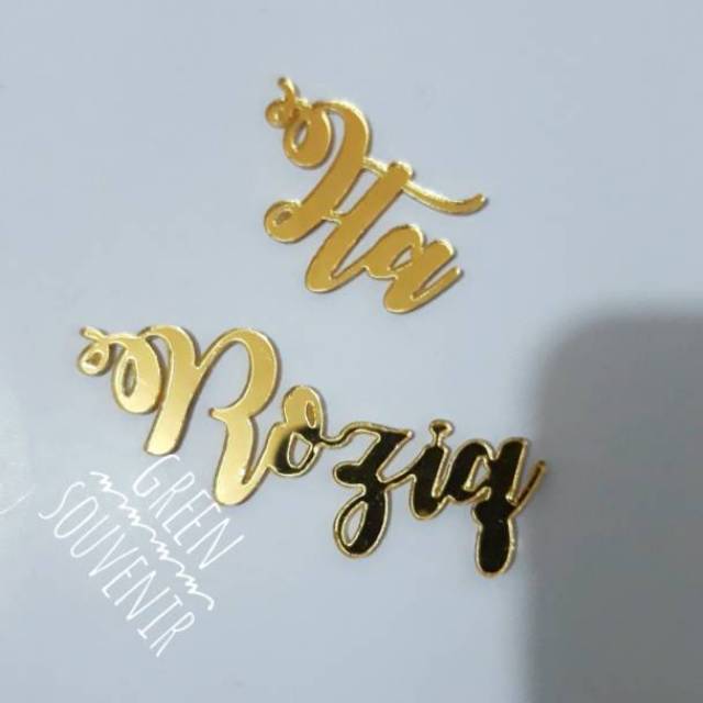 

Nama akrilik mahar / nama custom