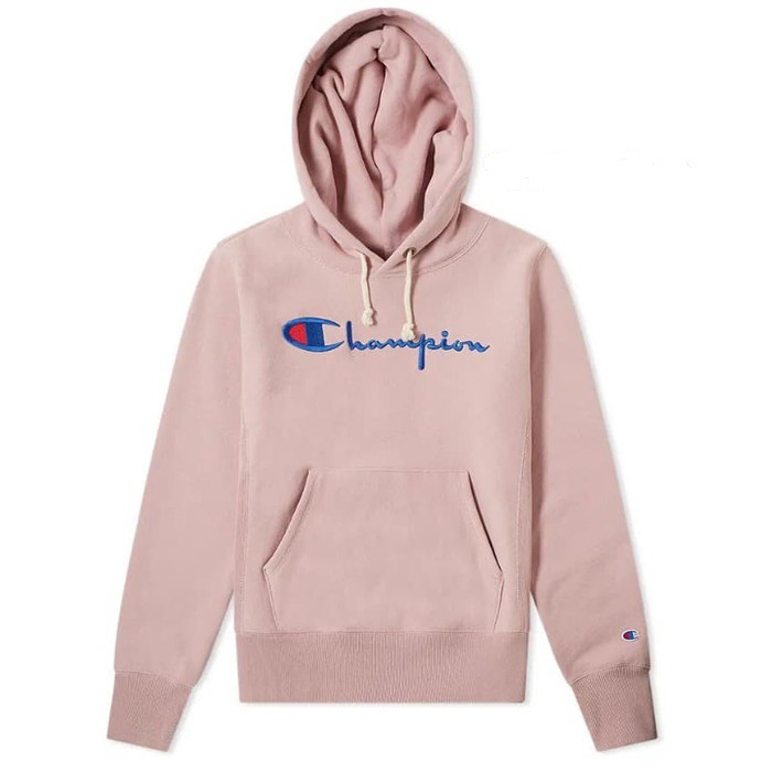 Original Champion Heritage Script Hoodie - Pink - M
