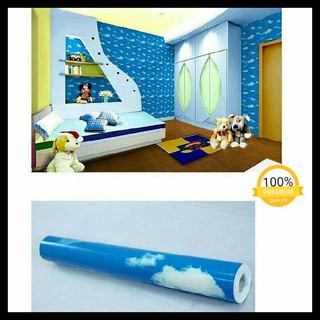 Promotermurah Wallpaper Stiker Dinding Awan Biru Gh001 Promotermurah Wallpaper Stiker Dinding Awan Biru Gh001