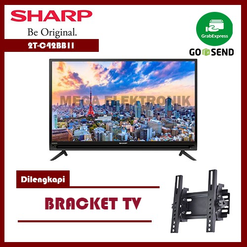 SHARP 2T-C42BB1I LED TV 42 INCH FREE BRACKET TV