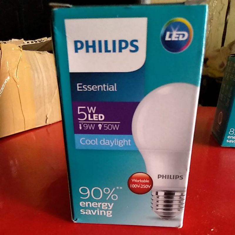 lampu philips led 5 watt dan 3watt