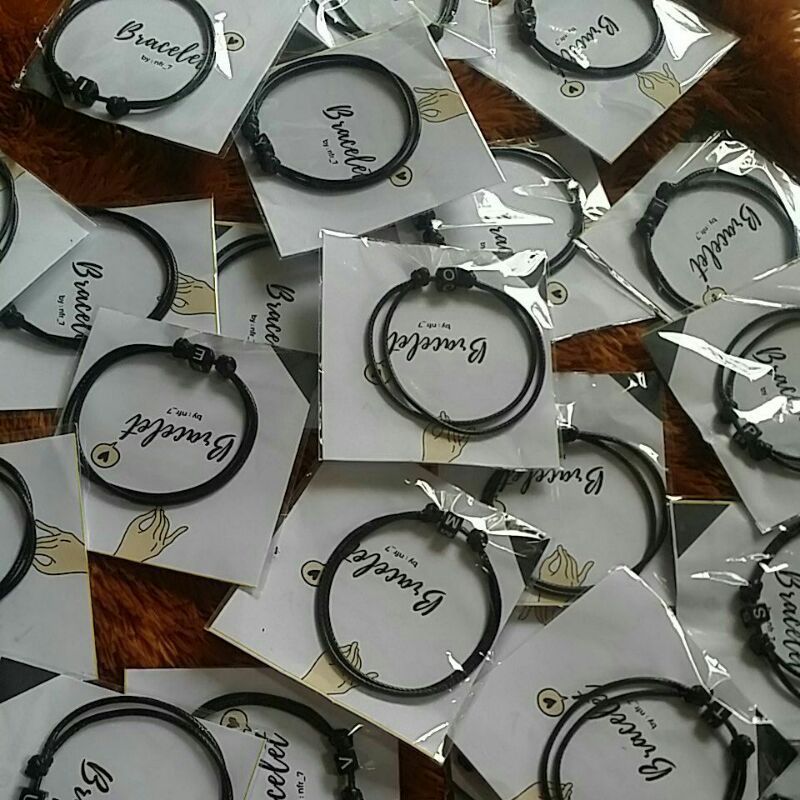 Gelang Inisial/Gelang Huruf A~Z