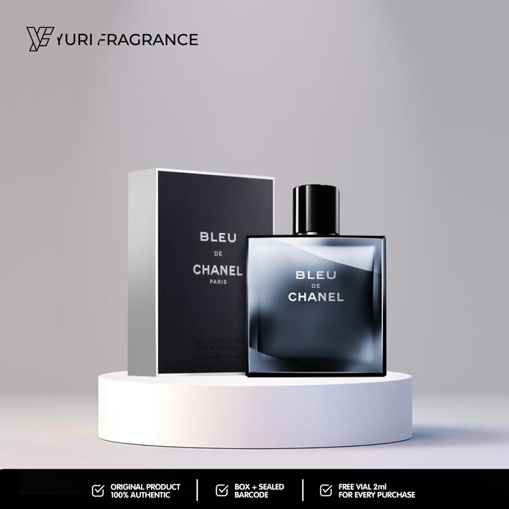 Jual Bleu De Chanel EDT 100ml Original Full Box + Sealed + Barcode ...