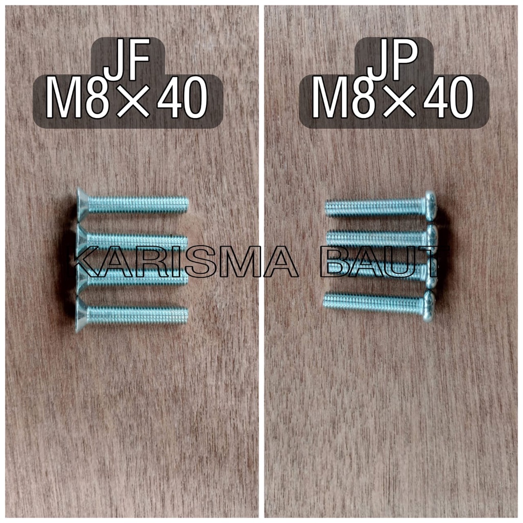 Baut JP M8 x 40 ( baut JP 8x40 ) / Baut JF M8 x 40 ( baut JF 8x40 )