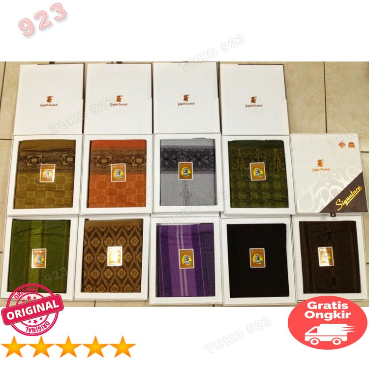 Original G2-0 Kain Sarung Tenun Gajah Duduk Motif Signature Dewasa