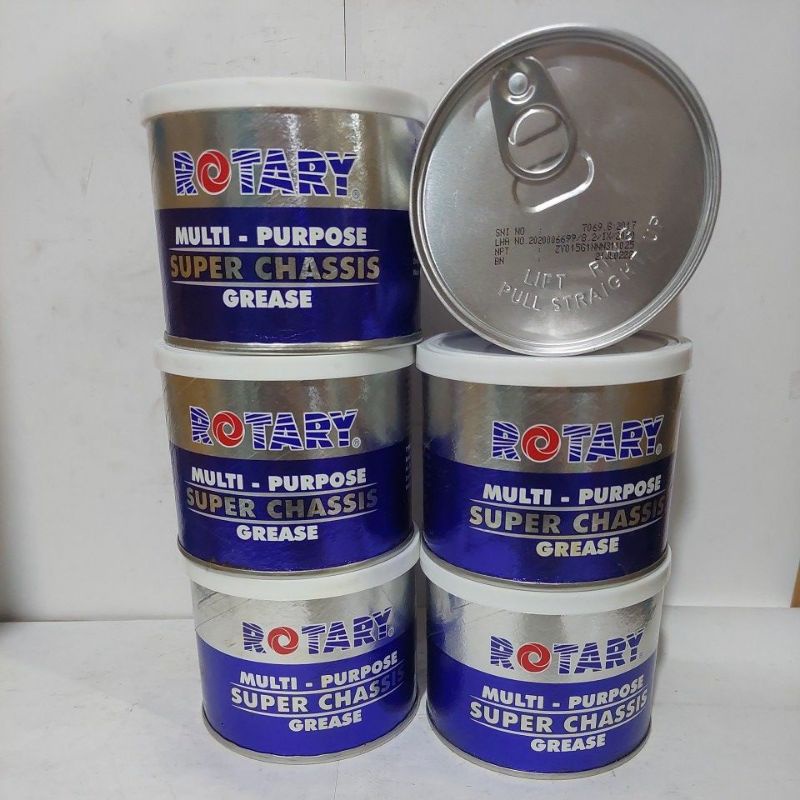 Grease Rotarry Minyak Gemuk Stempet Rotary Super Chassis 0.25 kg Multi Purpose Warna Kecoklatan