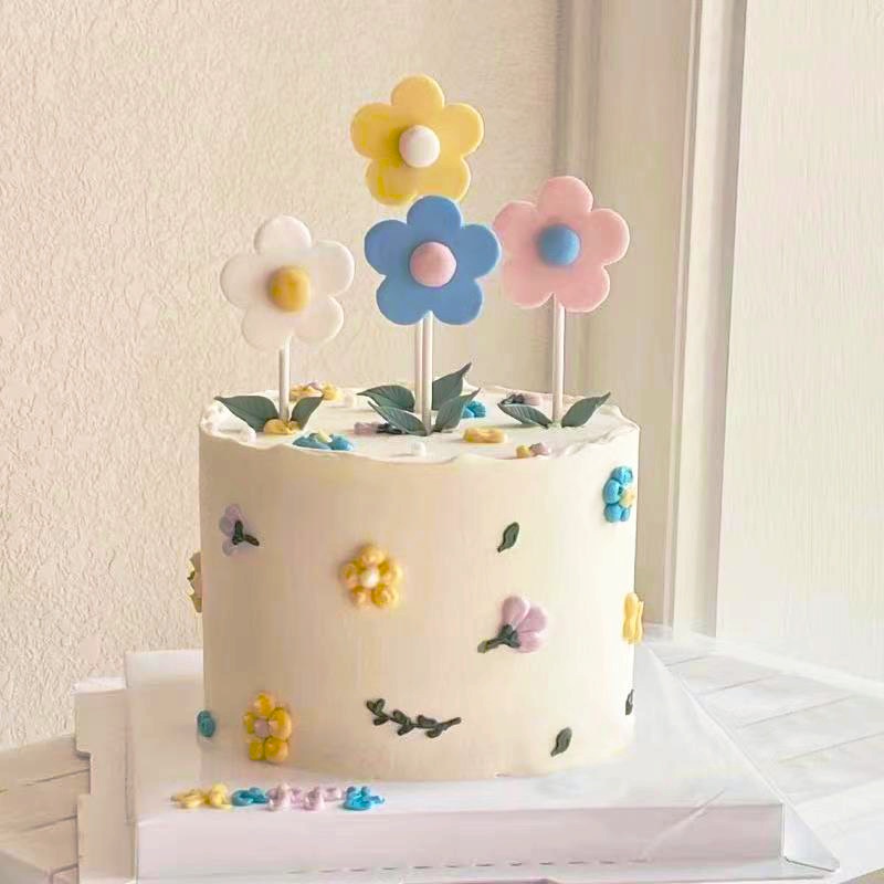 Cake Topper  Birthday Cake Tusukan Hiasan Kue Perlengkapan Dekorasi Kue Ulang Tahun