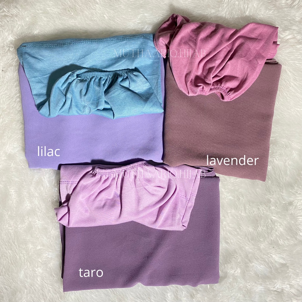 Pashmina Inner 2in1 Premium|| Pashmina Instan Ceruty Babydoll Premium