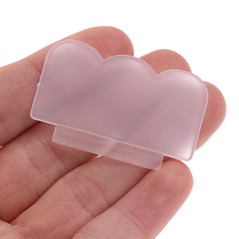 {LUCKID}Pure Clear Jelly Silicone Nail Art Stamper Scraper Nail Stamp Stamping Tool