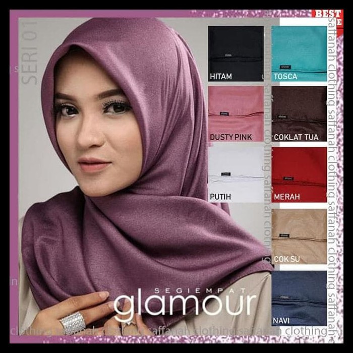 Jilbab Hijab Segi Empat Shinar Glamour