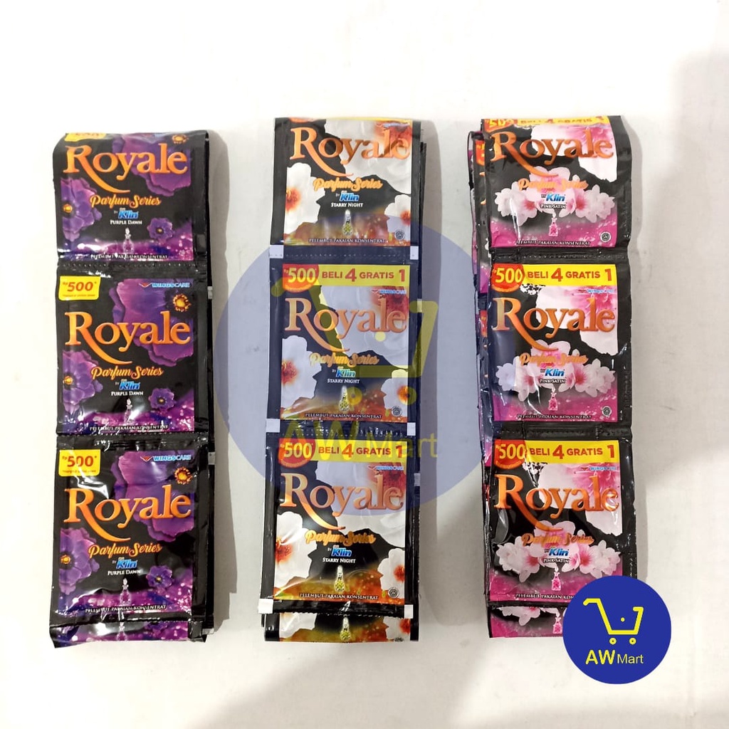 ROYALE PARFUME SERIES (BY SO KLIN) RENCENG 12 SACHET X  13 ML - ROYALE RENCENG