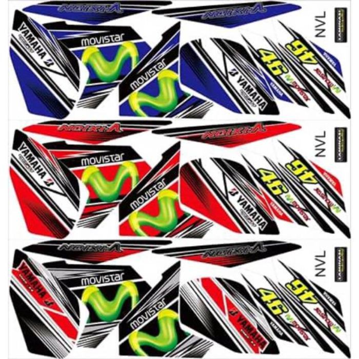 NEW Striping Motor Vixion 2013 2014 2015 New Lightning NVL Variasi Yamaha