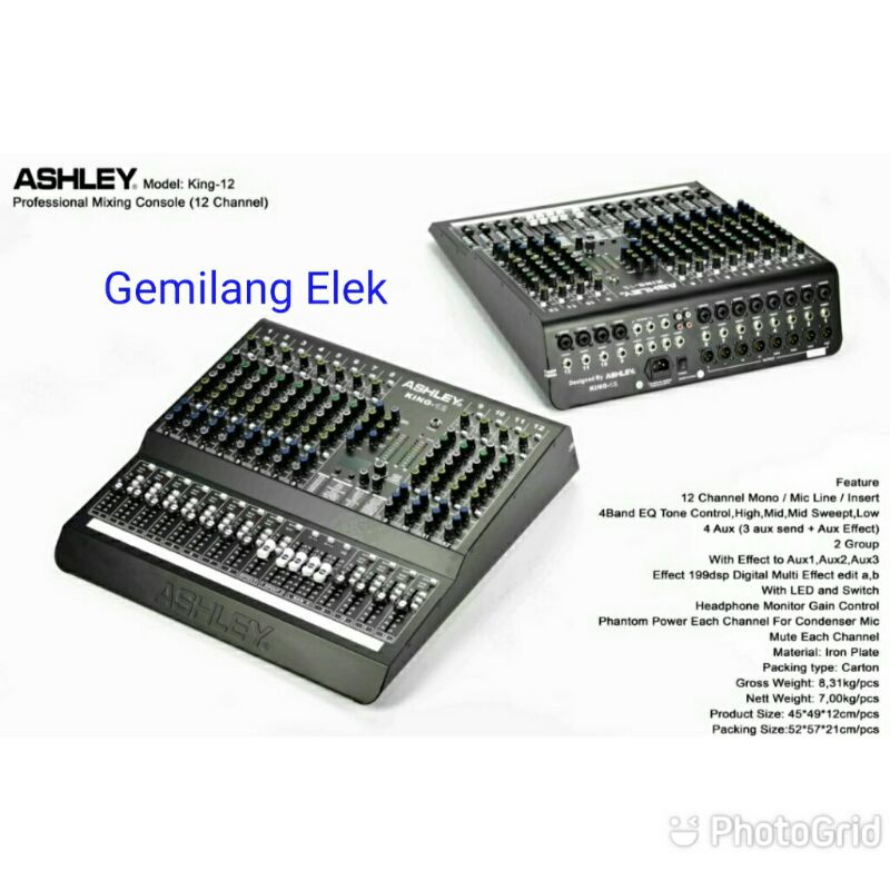 Mixer ASHLEY KING 12 Original