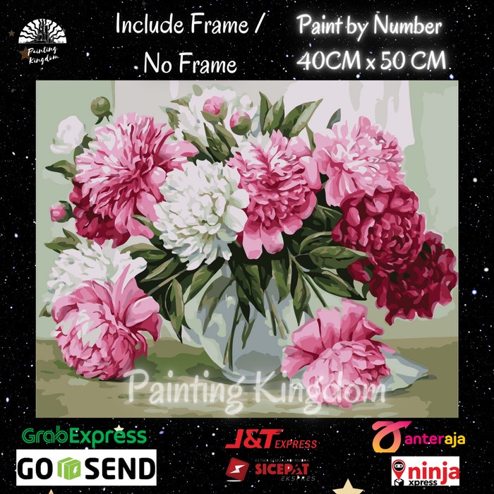 

Paint by Number Bunga Krisan dalam Vas Lukisan DIY - No Frame