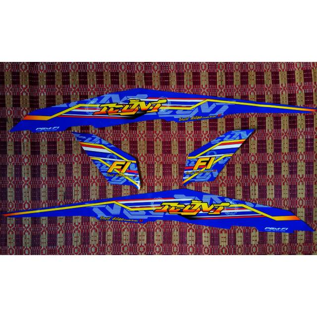 Striping beat fi icon biru